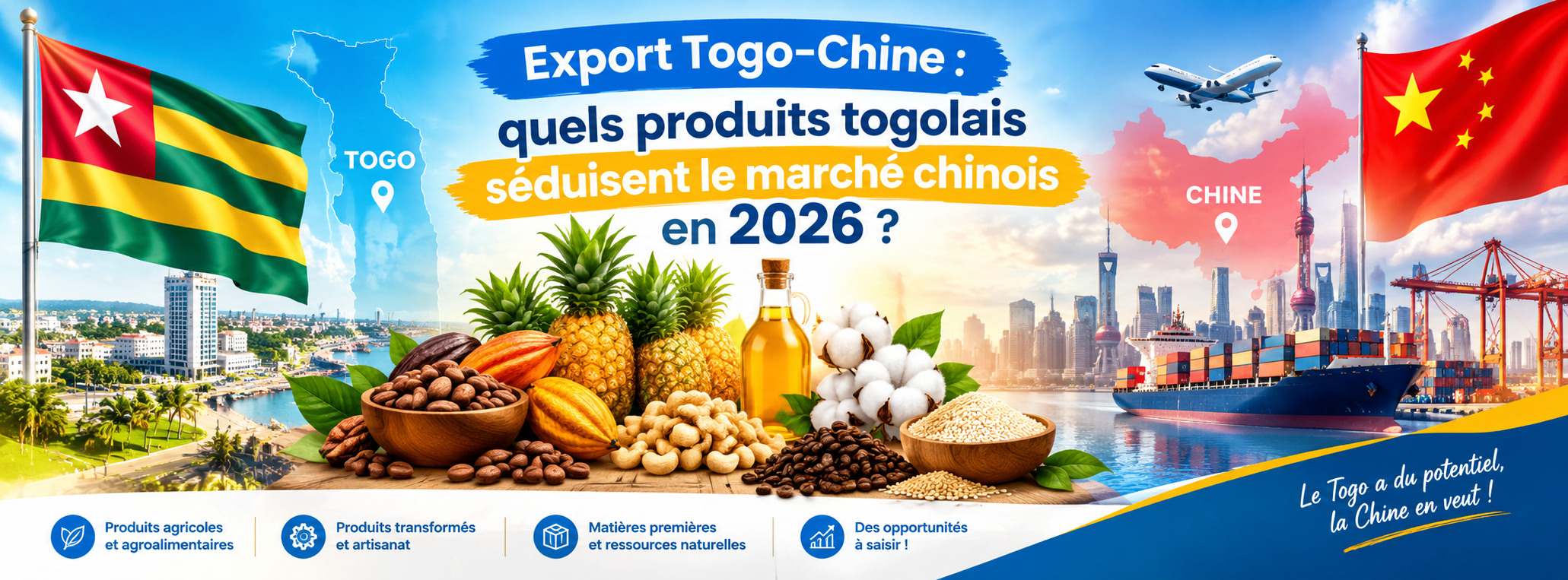 Produits togolais destinés au marché chinois