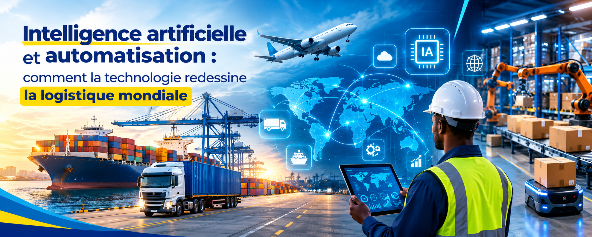 Intelligence artificielle et automatisation dans la logistique mondiale