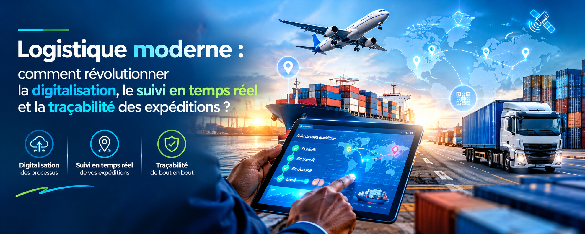 Logistique moderne et digitalisation du suivi des expéditions